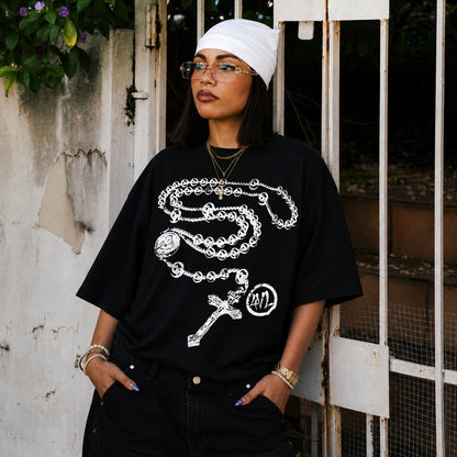 "THE BATTLE IS NOT YOURS" OVERSIZED TEE